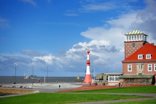 Port Habor Seaport North Germany Coast Light House Bremerhaven