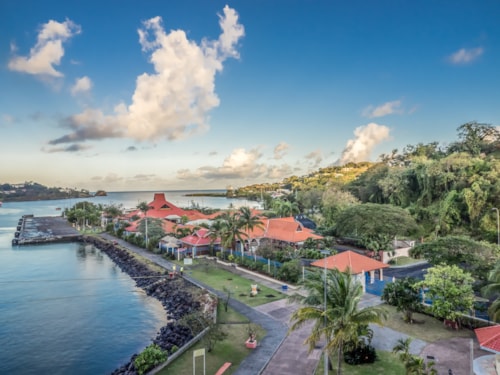 Waterfront in Castries, St Lucia