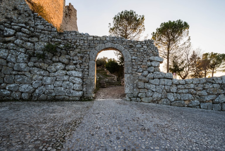 Acropolis of Civitavecchia di Arpino, Ciociaria, Italy