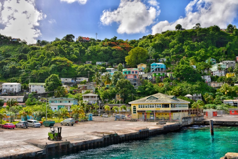 Sea port of Kingstown Saint Vincent and the Grenadines