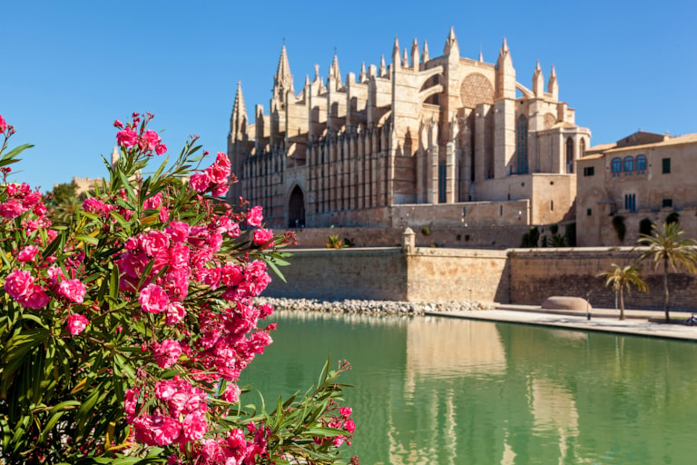The Cathedral of Santa Maria of Palma, also La Seu is a Gothic Roman Catholic cathedral located in Palma, Mallorca, Spain.