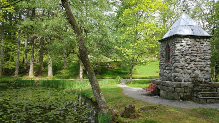 Garden of Barony Rosendal, Norway